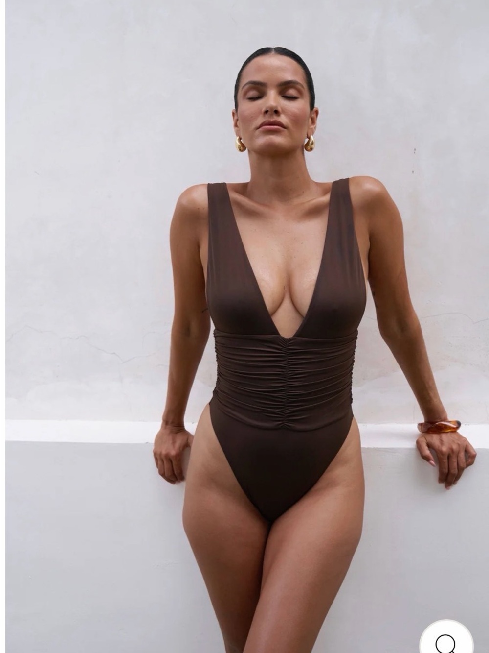 Riot Swim Echo One Piece Moderate - Chocolate